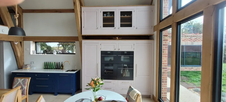 The Byron Range in a barn conversion, painted in two colours