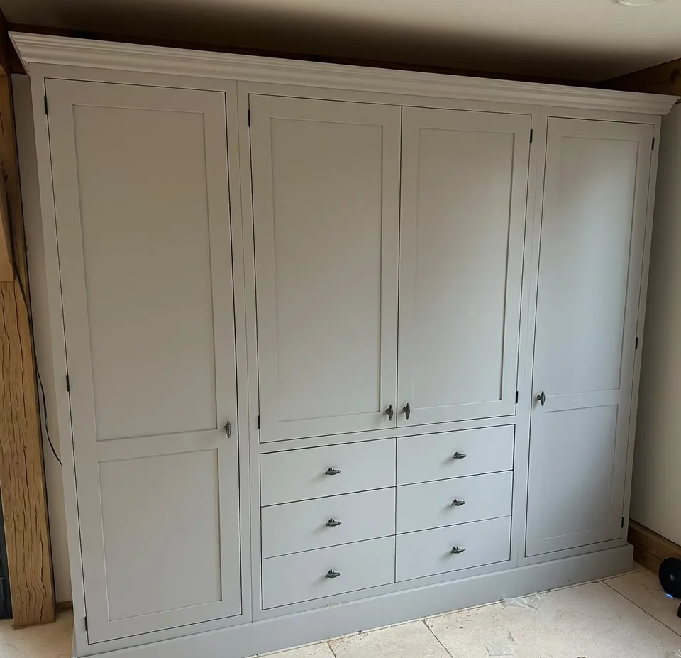 A Keats Range dresser with cupboards and drawers