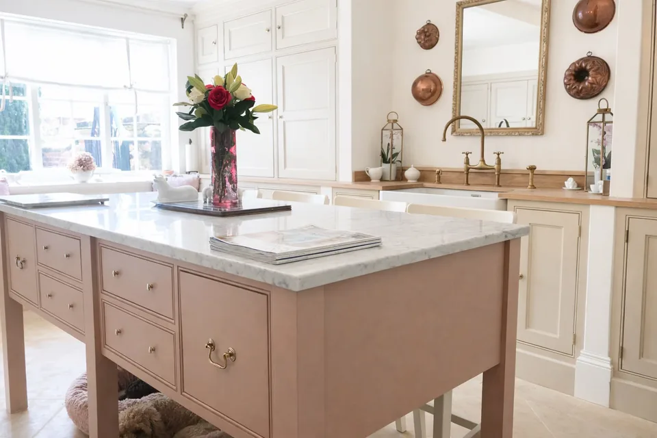 The Wordsworth Range, with a freestanding painted island